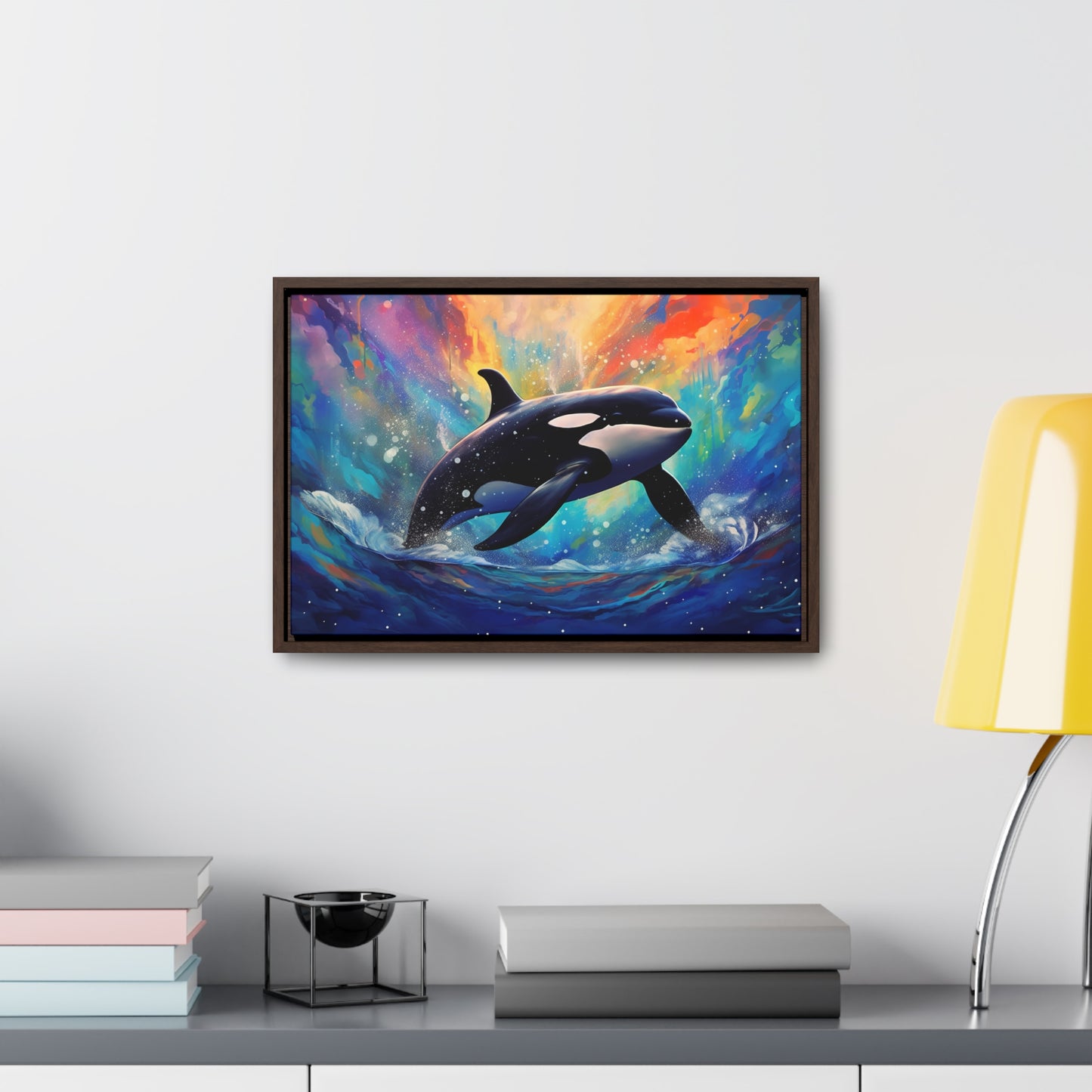 Orca - Gallery Framed Canvas Wall Art