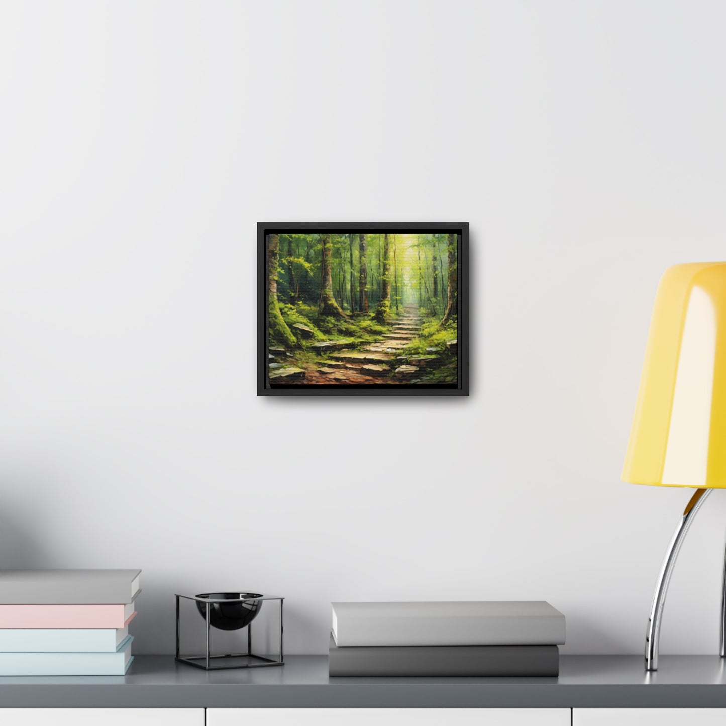 Forest Path - Gallery Framed Canvas Wall Art