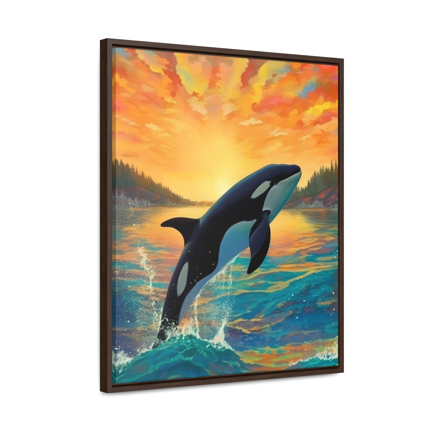 Orca - Gallery Framed Canvas Wall Art