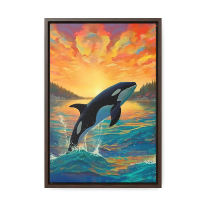 Orca - Gallery Framed Canvas Wall Art