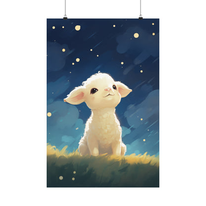 Goodnight Lamb - Premium Matte Poster