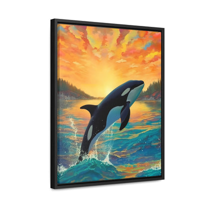 Orca - Gallery Framed Canvas Wall Art