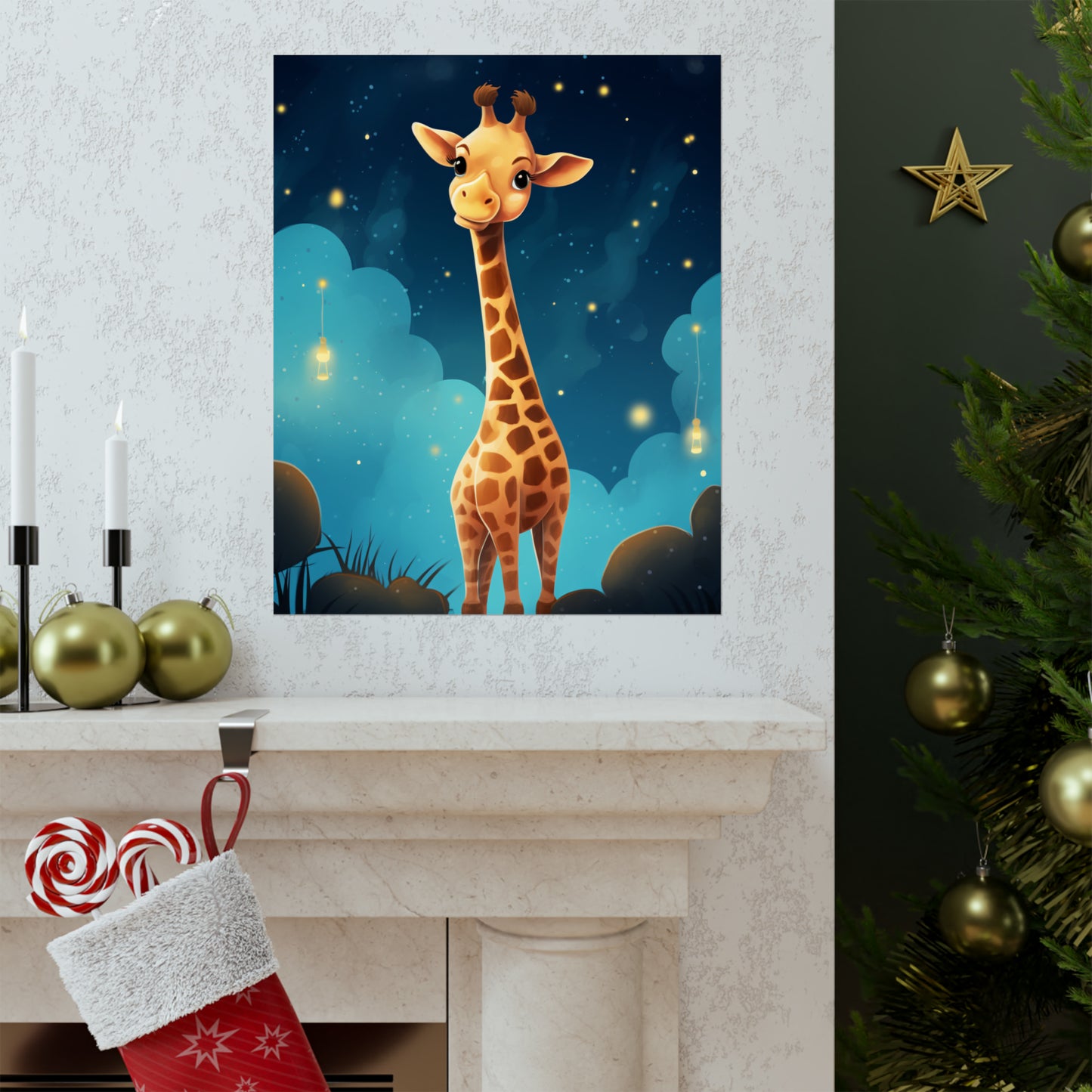 Goodnight Giraffe - Poster