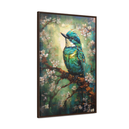 Eastern Bluebird - Gallery Framed Canvas Wall Art