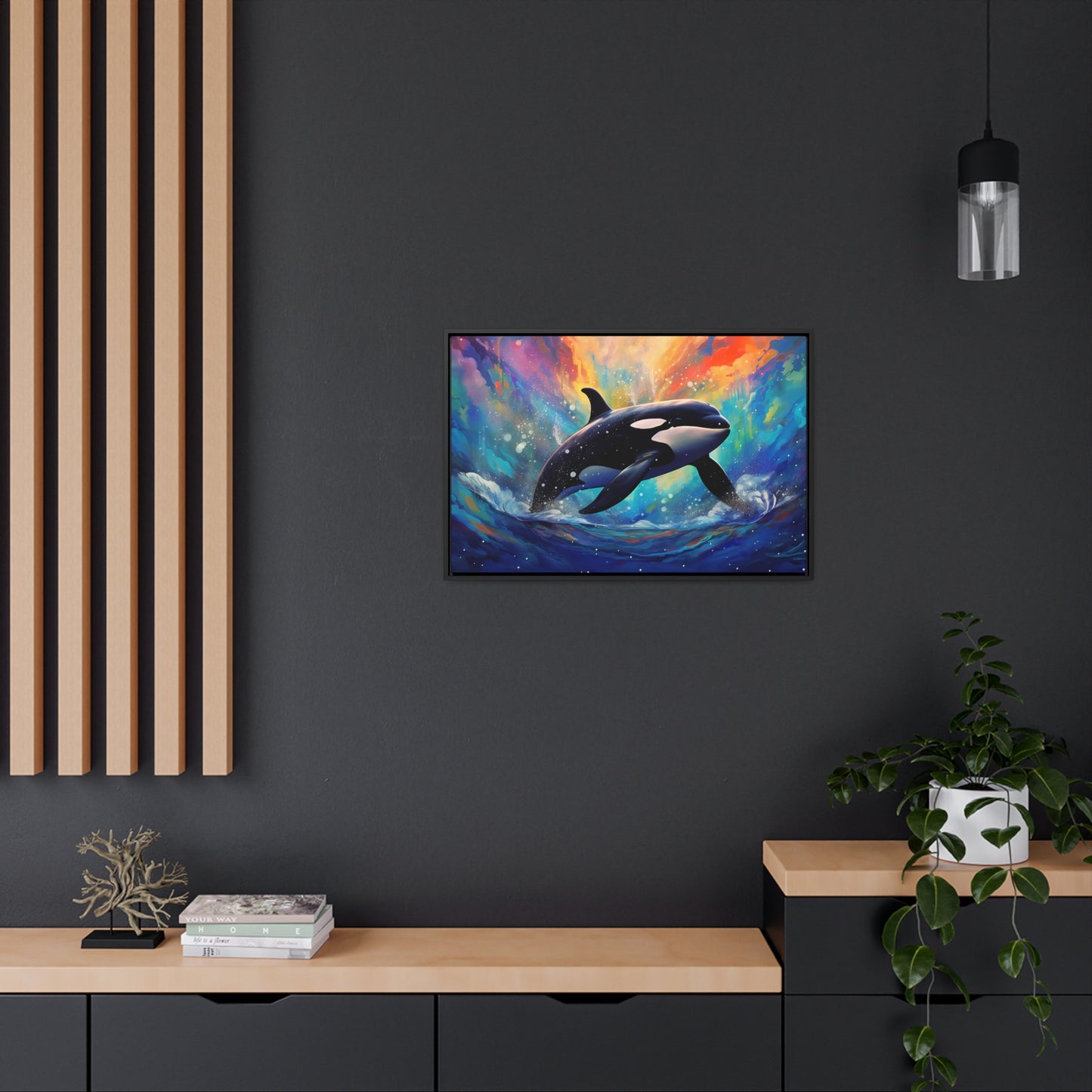 Orca - Gallery Framed Canvas Wall Art