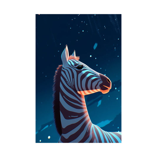 Goodnight Zebra Poster