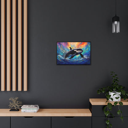 Orca - Gallery Framed Canvas Wall Art