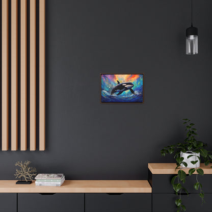 Orca - Gallery Framed Canvas Wall Art