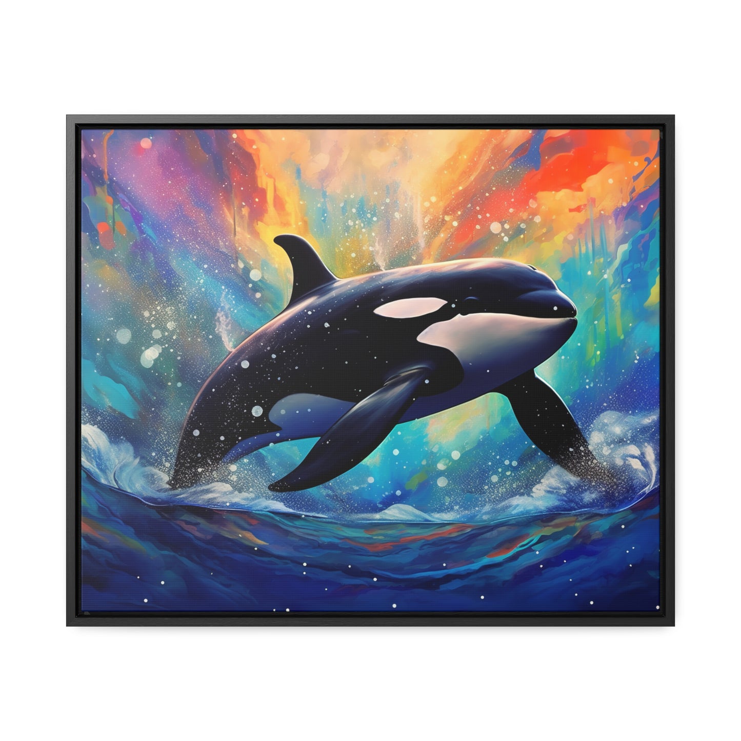 Orca - Gallery Framed Canvas Wall Art