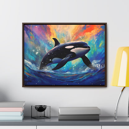 Orca - Gallery Framed Canvas Wall Art