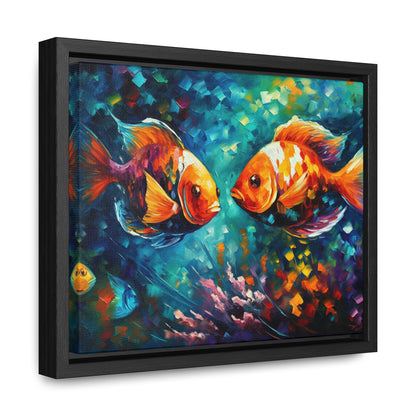 Coral Reef Fish - Gallery Framed Canvas Wall Art