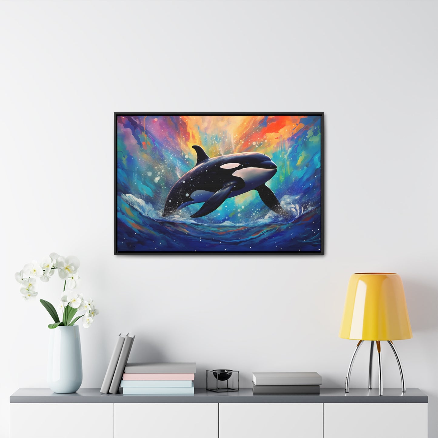 Orca - Gallery Framed Canvas Wall Art