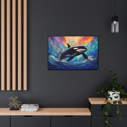 Orca - Gallery Framed Canvas Wall Art