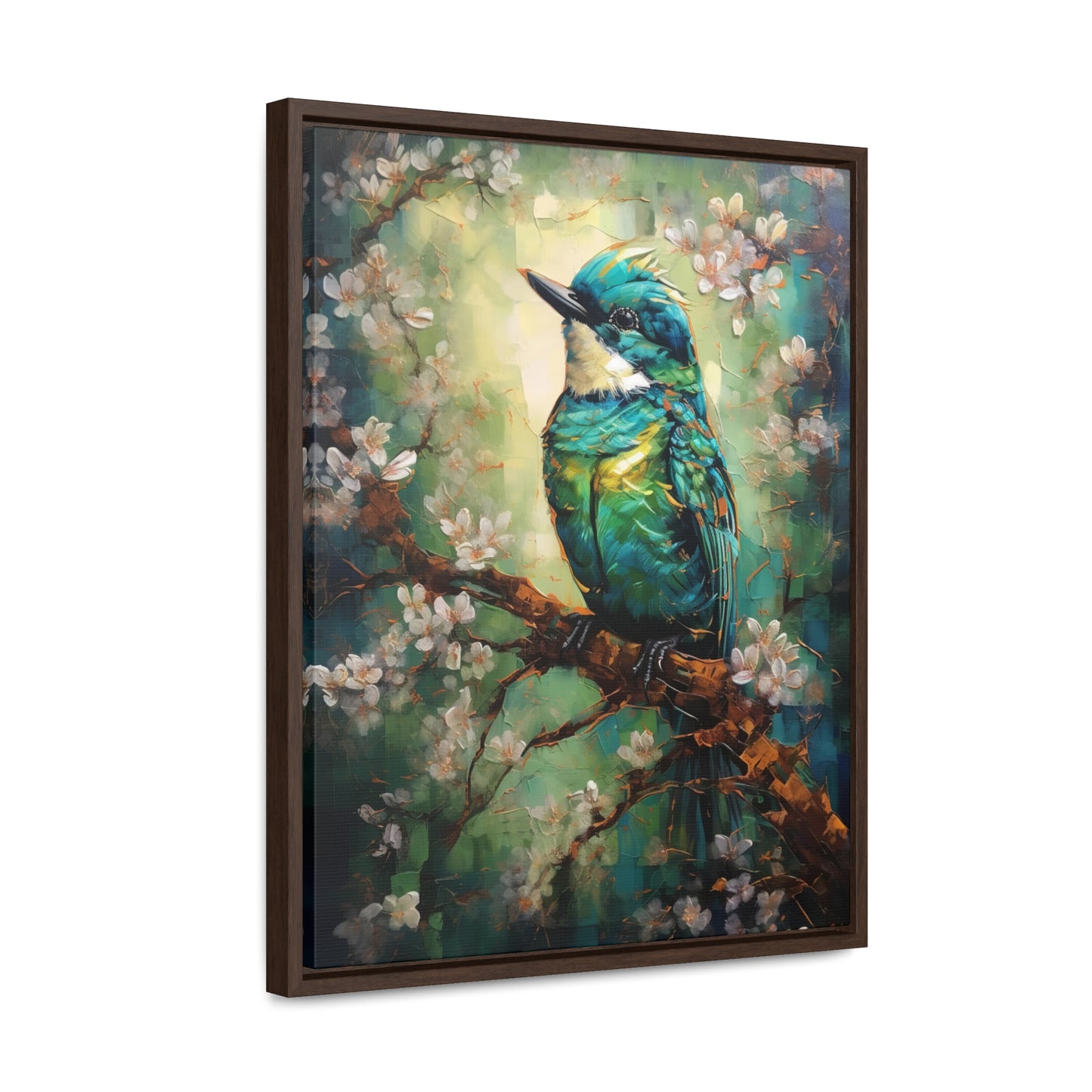 Eastern Bluebird - Gallery Framed Canvas Wall Art