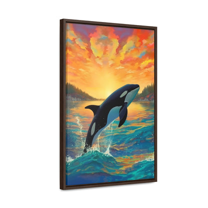 Orca - Gallery Framed Canvas Wall Art