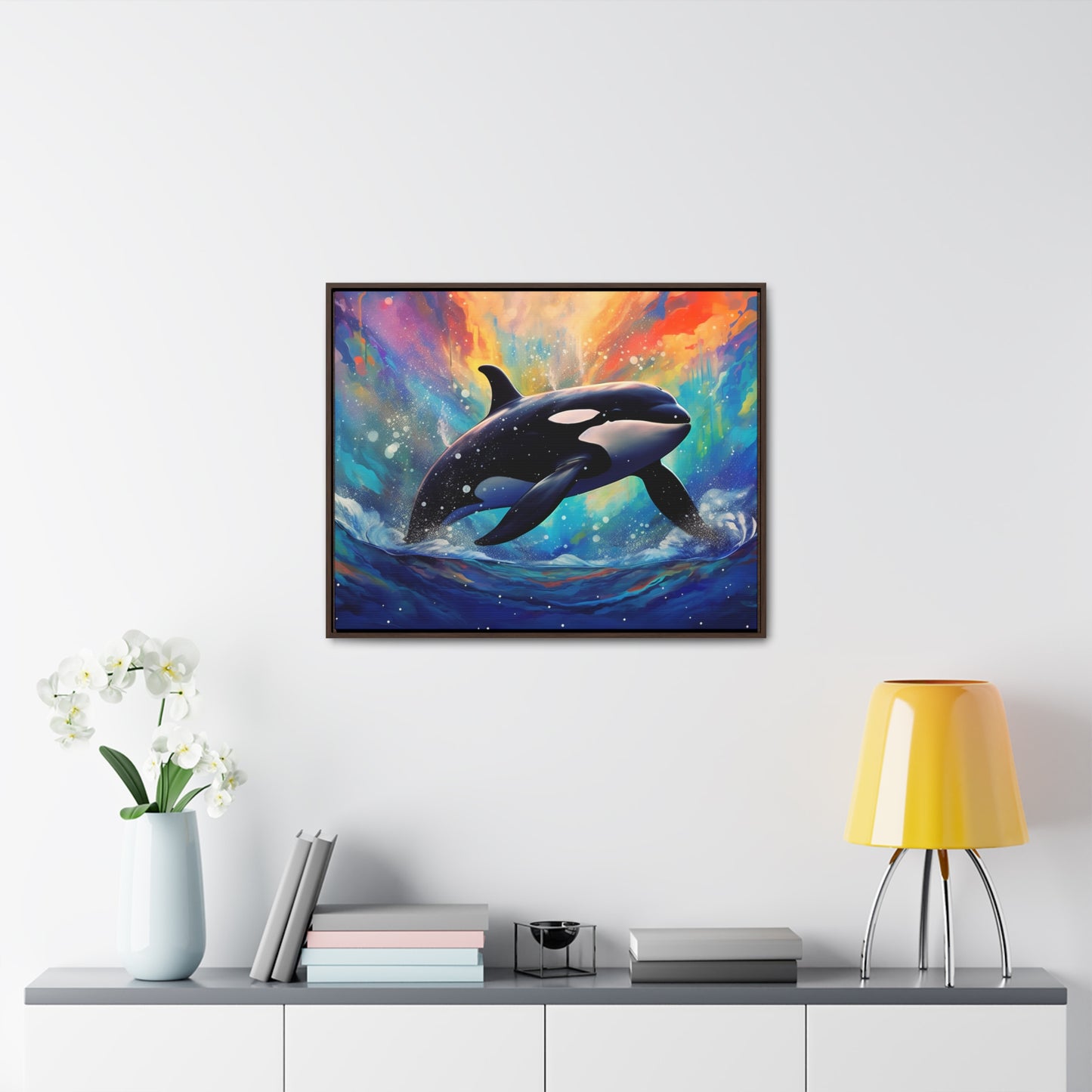 Orca - Gallery Framed Canvas Wall Art