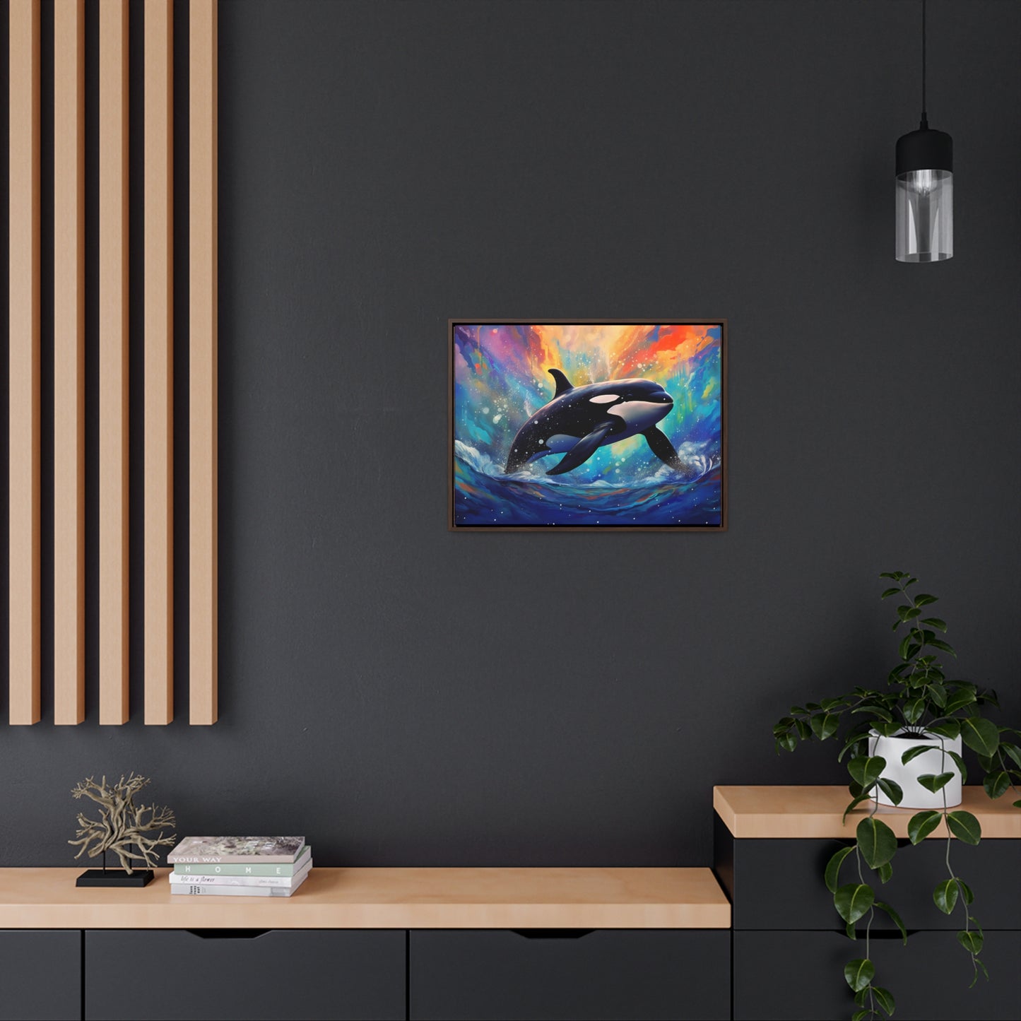 Orca - Gallery Framed Canvas Wall Art