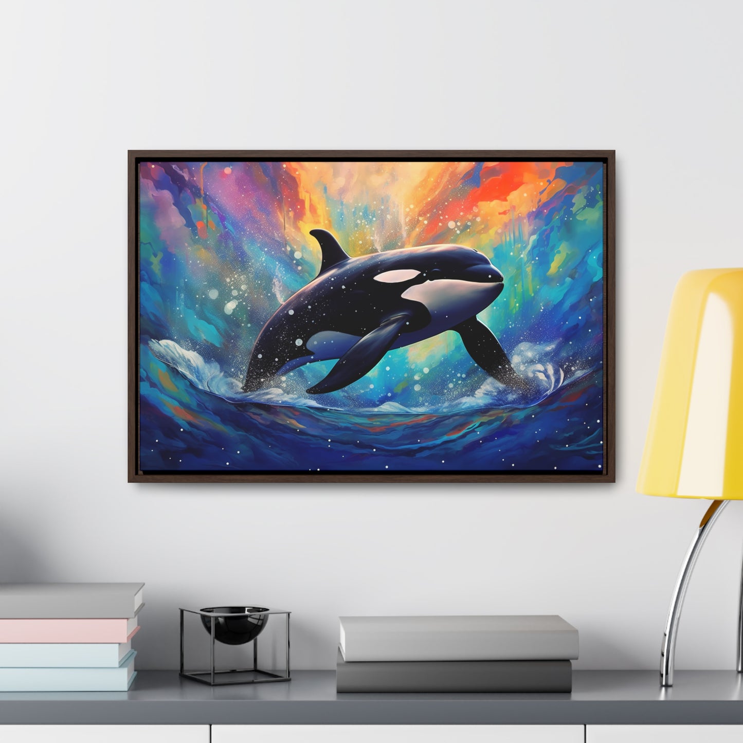 Orca - Gallery Framed Canvas Wall Art