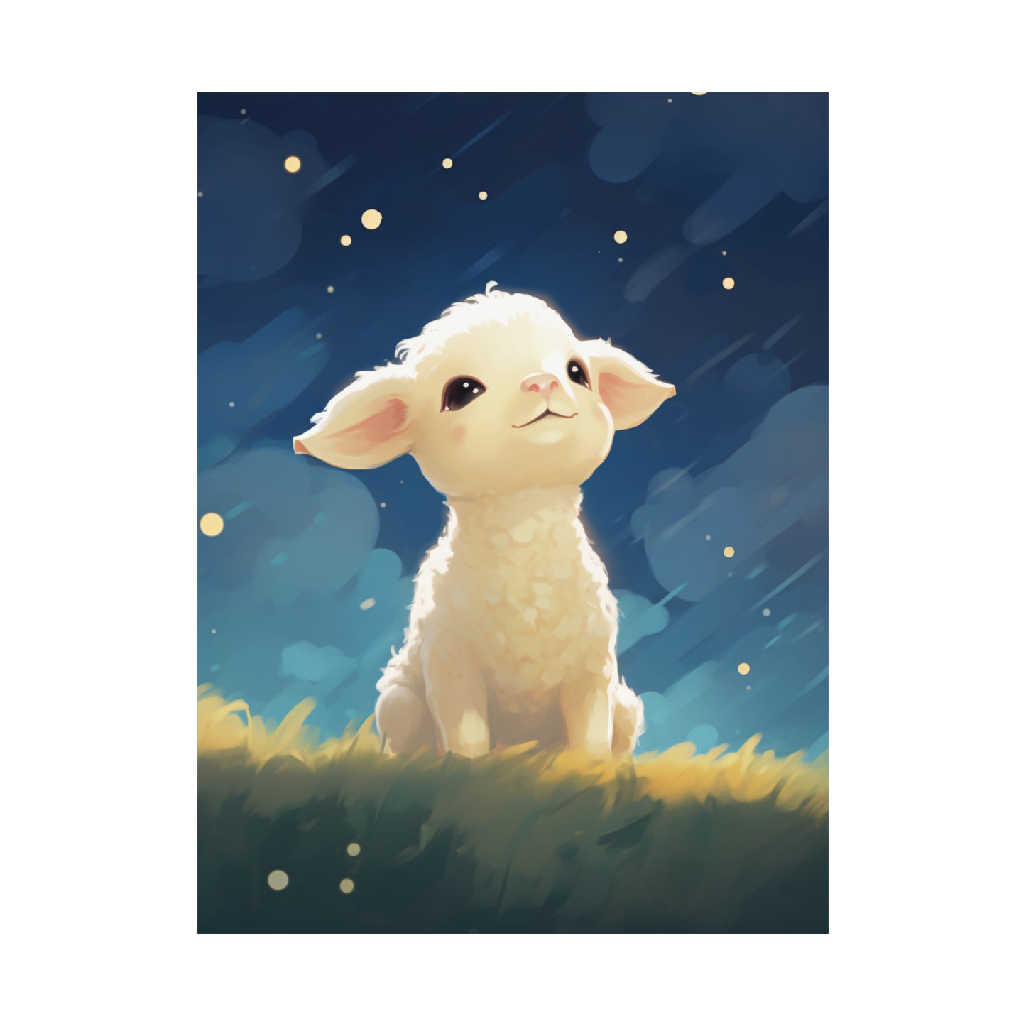 Goodnight Lamb - Premium Matte Poster