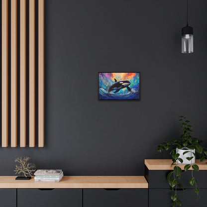 Orca - Gallery Framed Canvas Wall Art