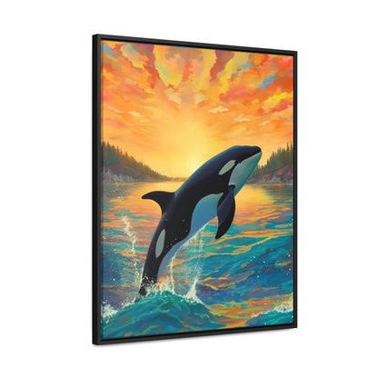 Orca - Gallery Framed Canvas Wall Art