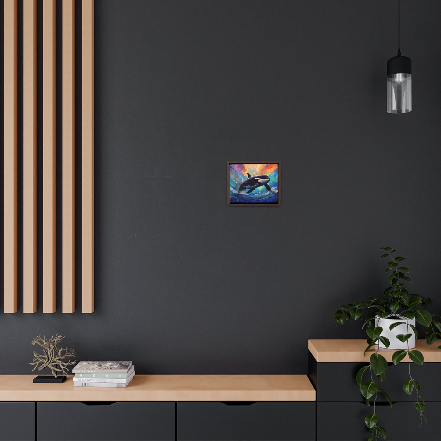 Orca - Gallery Framed Canvas Wall Art