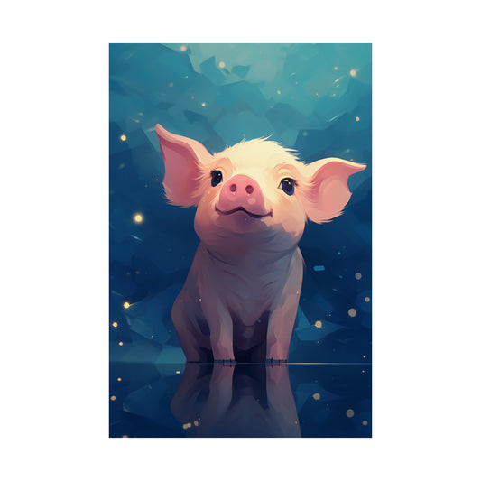 Goodnight Piggy Poster