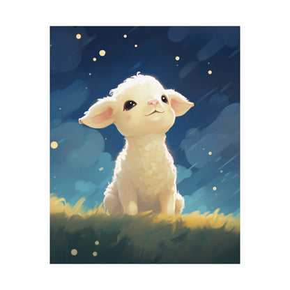 Goodnight Lamb - Premium Matte Poster