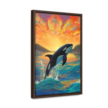 Orca - Gallery Framed Canvas Wall Art