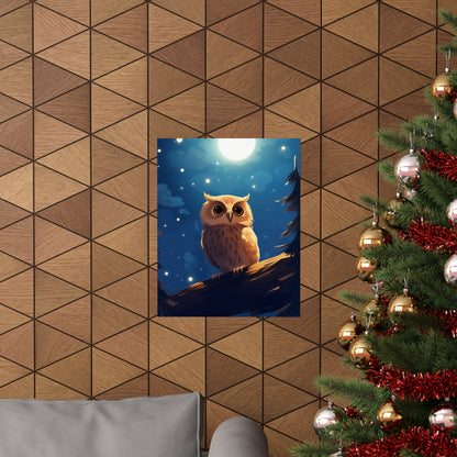 Goodnight Owl - Premium Matte Poster