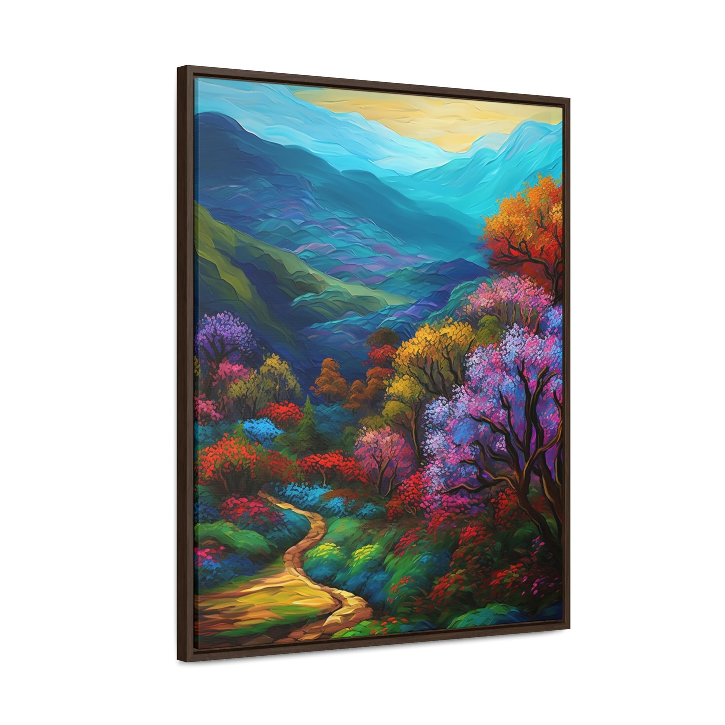 Mountain Path - Gallery Framed Canvas Wall Art