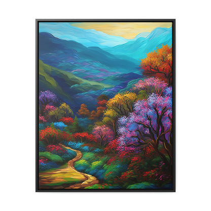 Mountain Path - Gallery Framed Canvas Wall Art