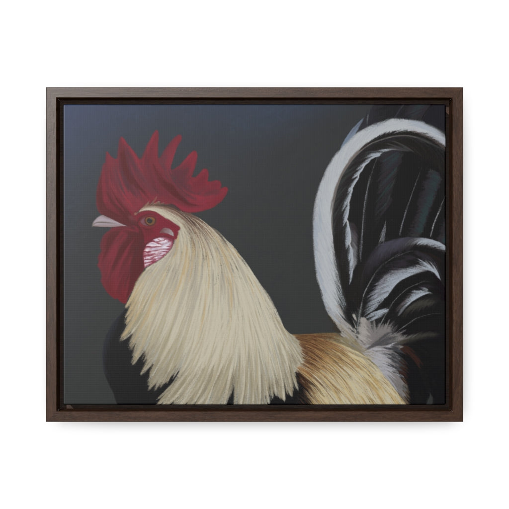 Rooster - Gallery Framed Canvas Wall Art