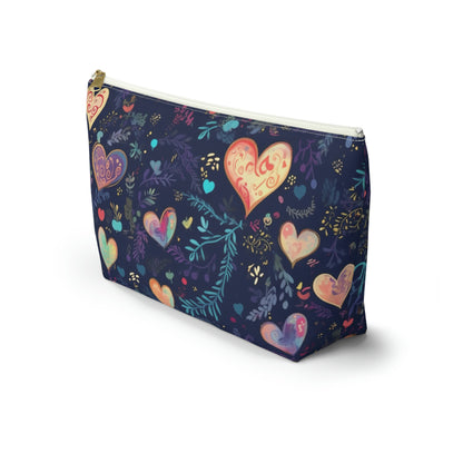 Blue Hearts - Accessory Bag