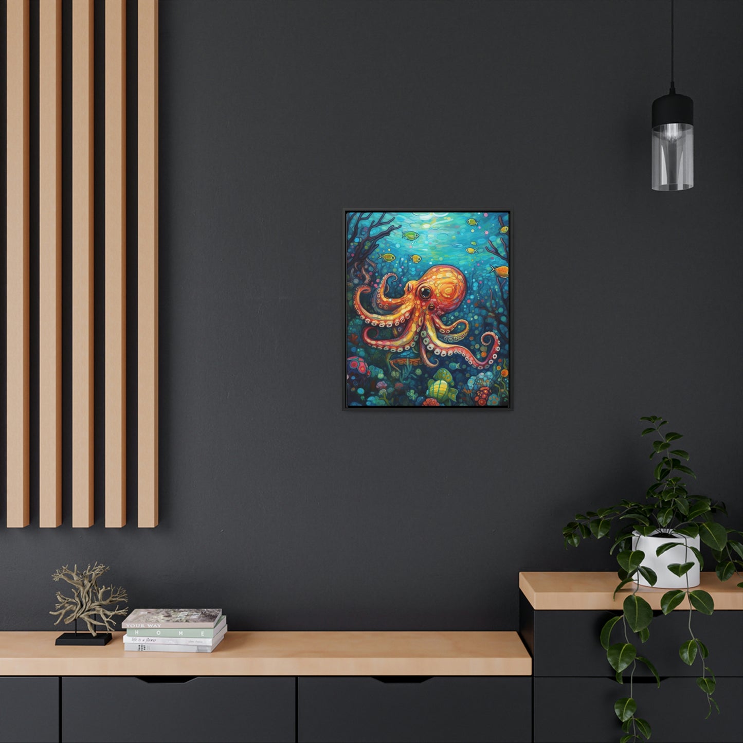 Octopus - Gallery Framed Canvas Wall Art