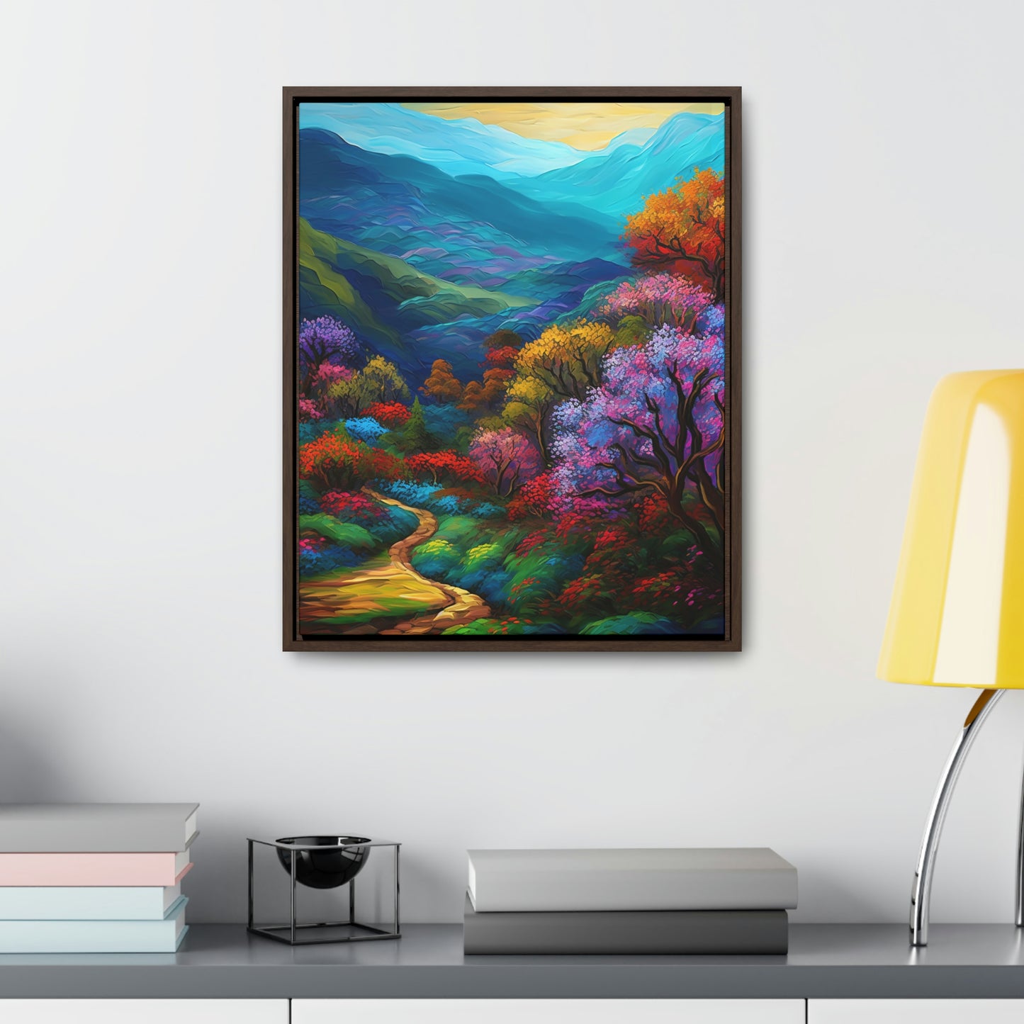 Mountain Path - Gallery Framed Canvas Wall Art