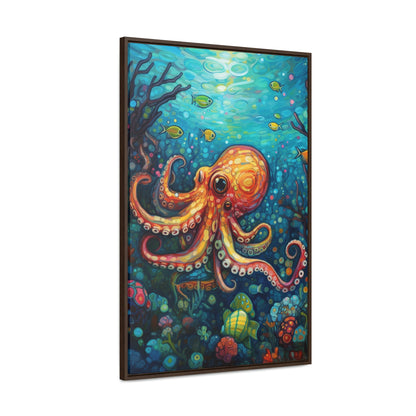 Octopus - Gallery Framed Canvas Wall Art