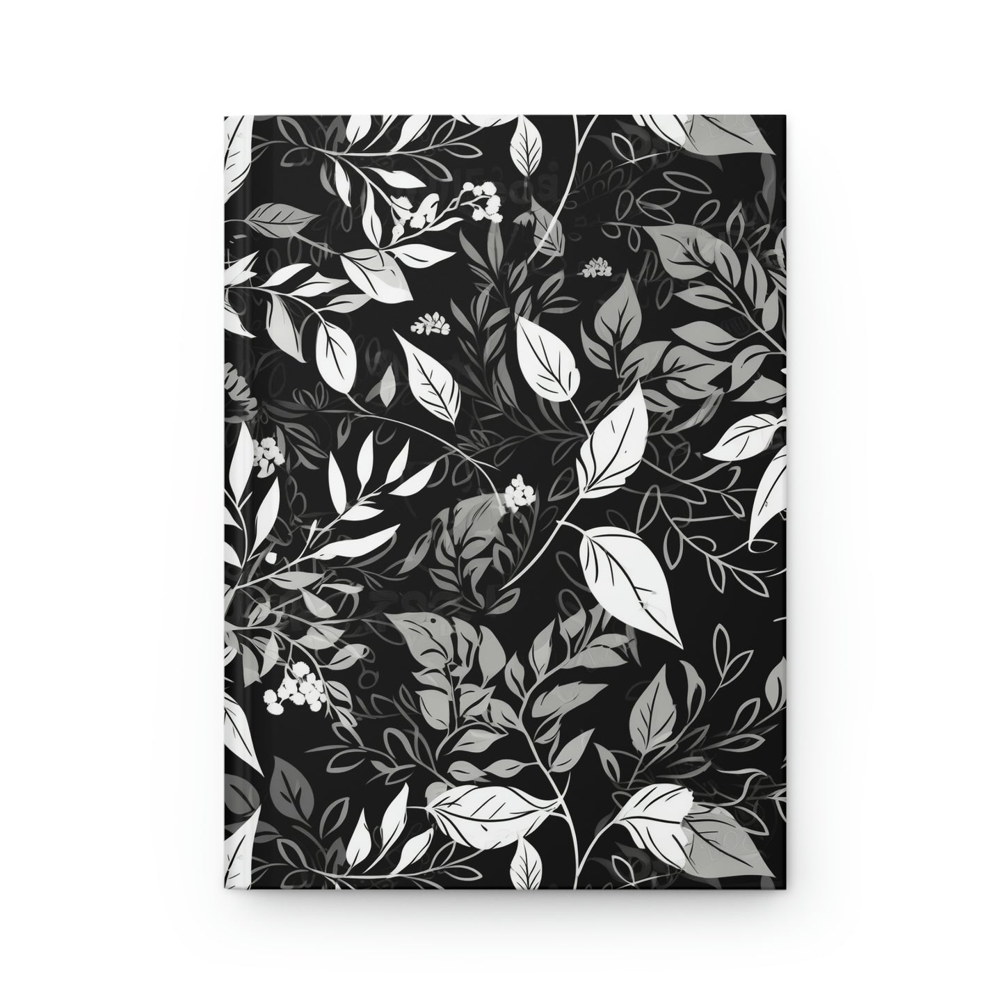 Black and White Floral - Hardcover Journal Product Picture