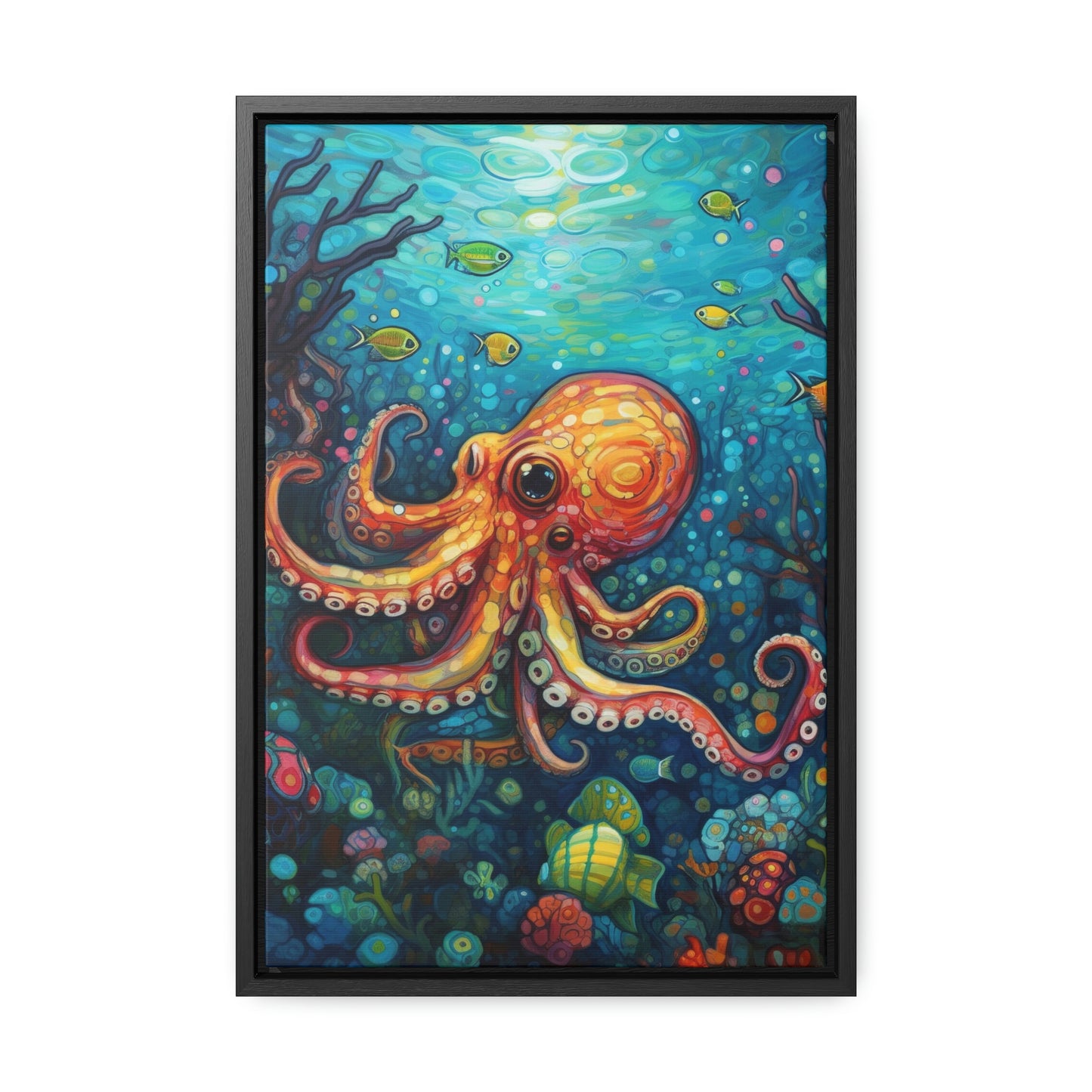 Octopus - Gallery Framed Canvas Wall Art