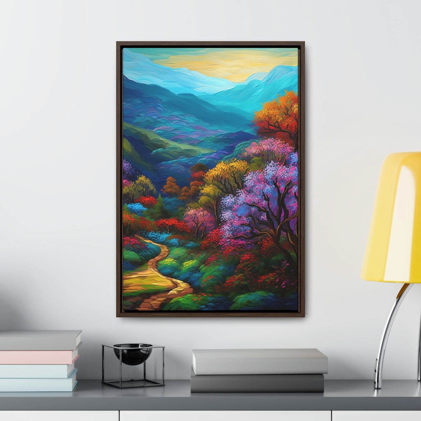 Mountain Path - Gallery Framed Canvas Wall Art