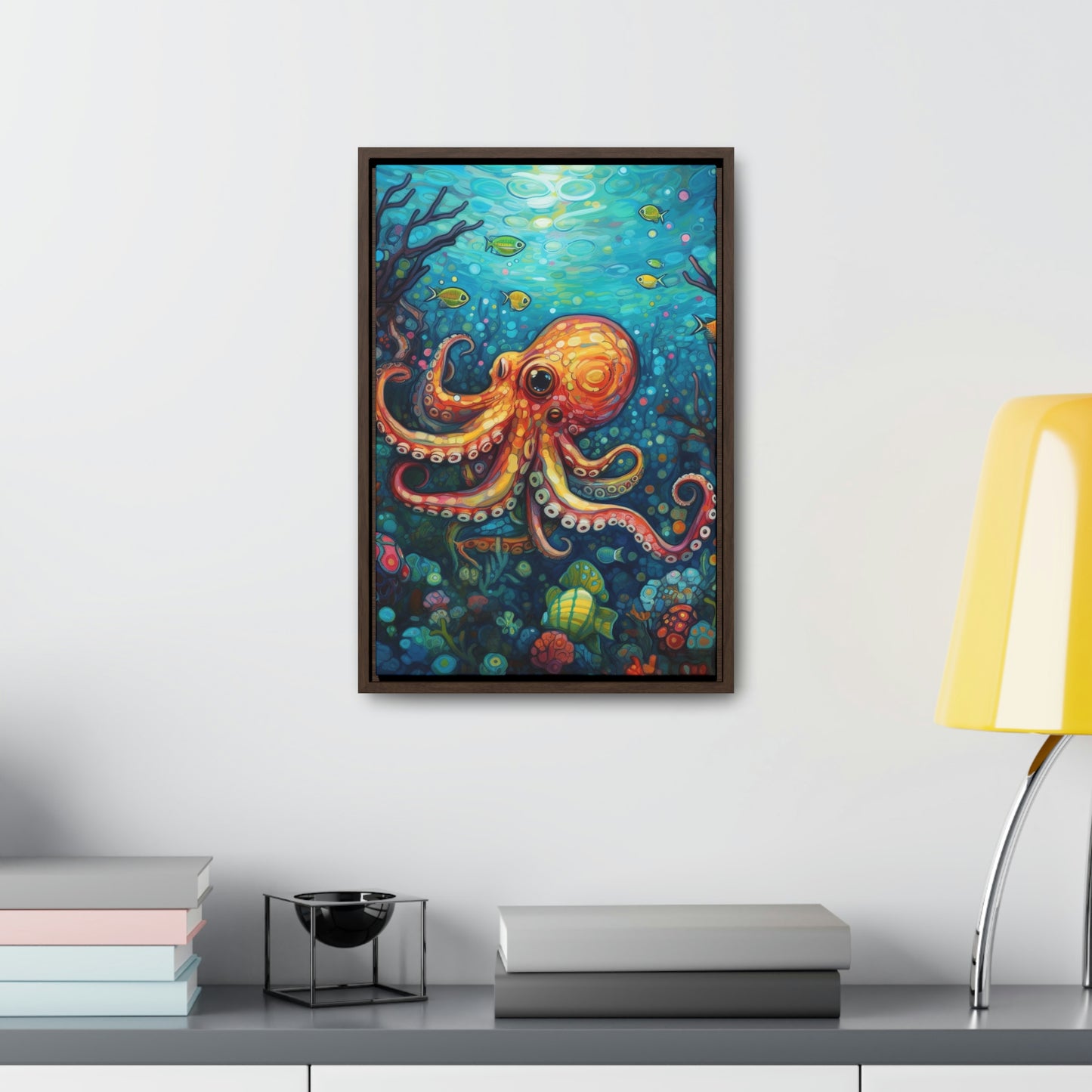 Octopus - Gallery Framed Canvas Wall Art