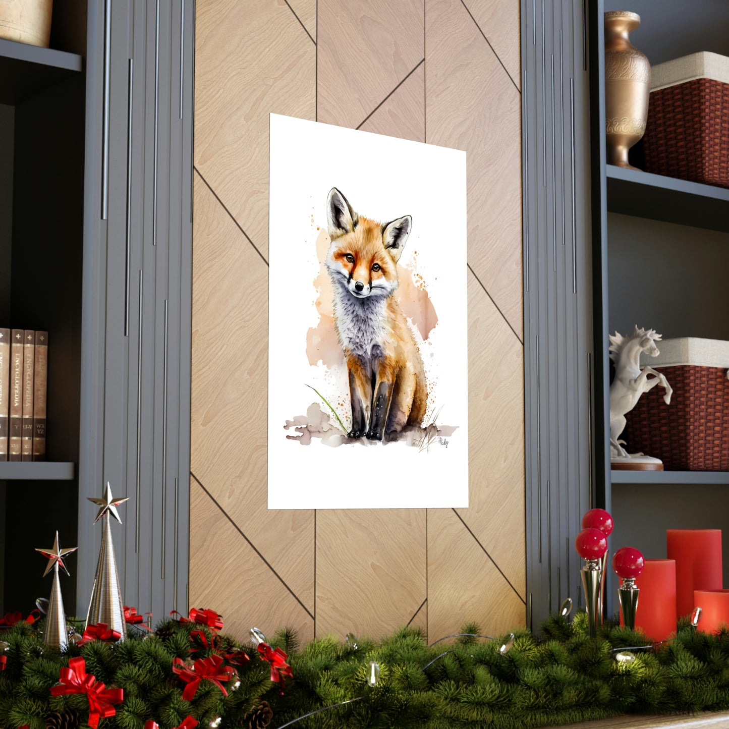 Watercolor Fox - Poster