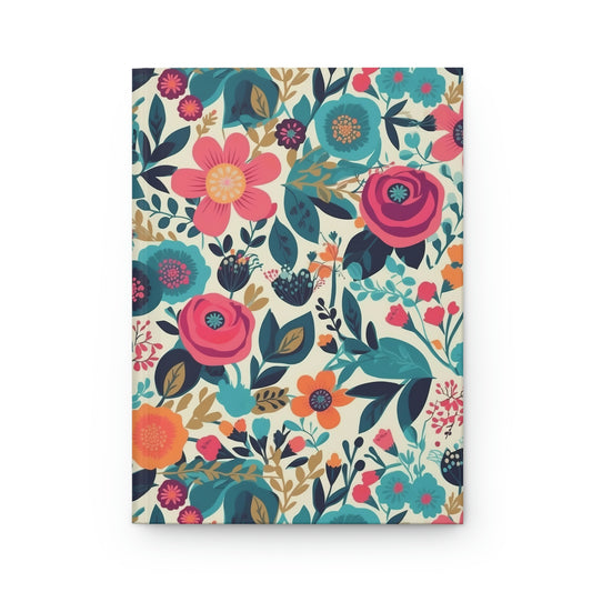 Spring Flowers White - Hardcover Journal Product Picture