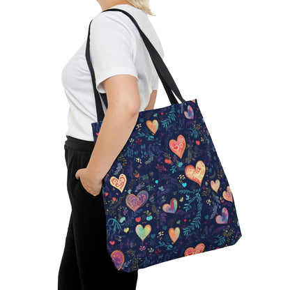 Blue Hearts - Tote Bag