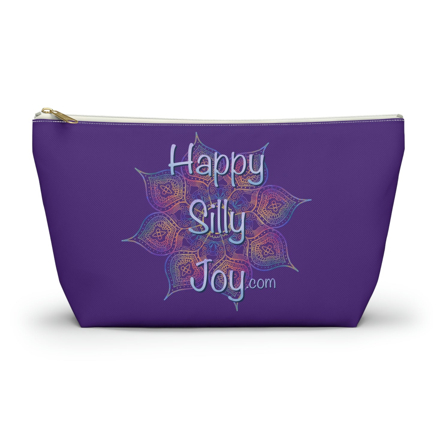 Purple Mandala, Happy Silly Joy - Accessory Bag