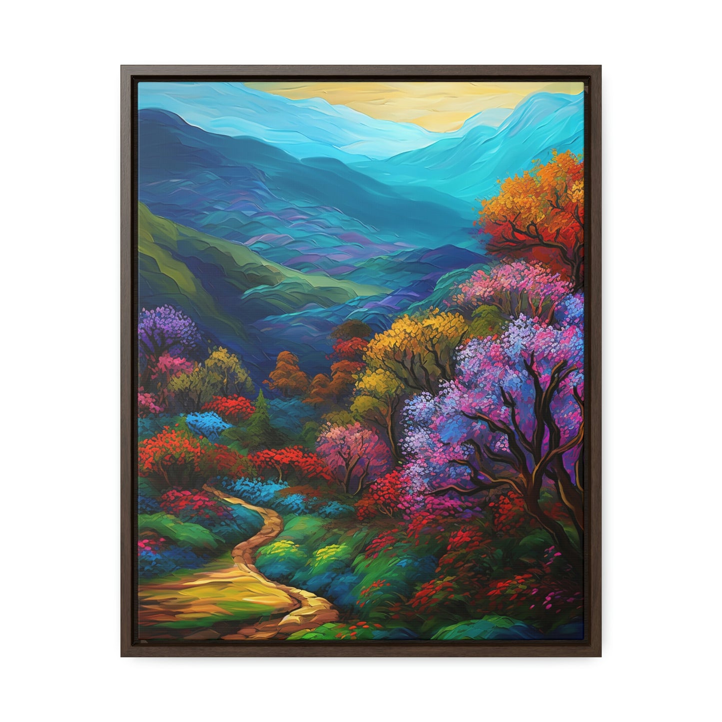 Mountain Path - Gallery Framed Canvas Wall Art