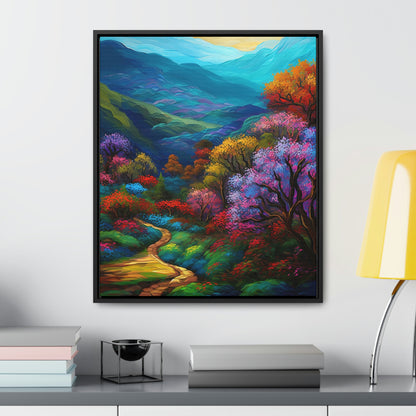 Mountain Path - Gallery Framed Canvas Wall Art