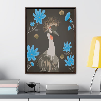 Crowned Crane Wall Art Home Decor in a room