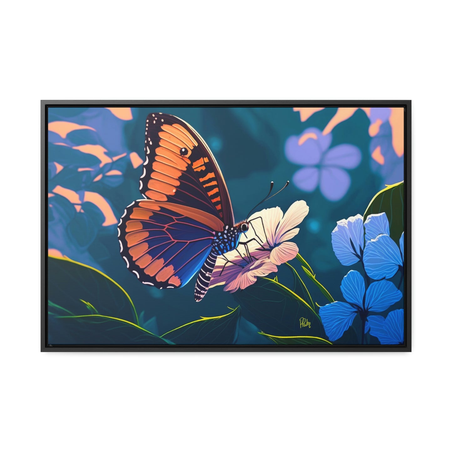 Butterfly - Gallery Framed Canvas Wall Art