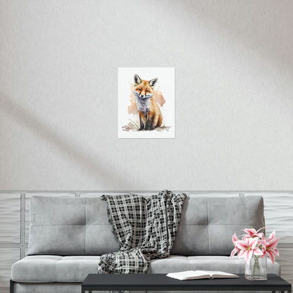 Watercolor Fox - Poster